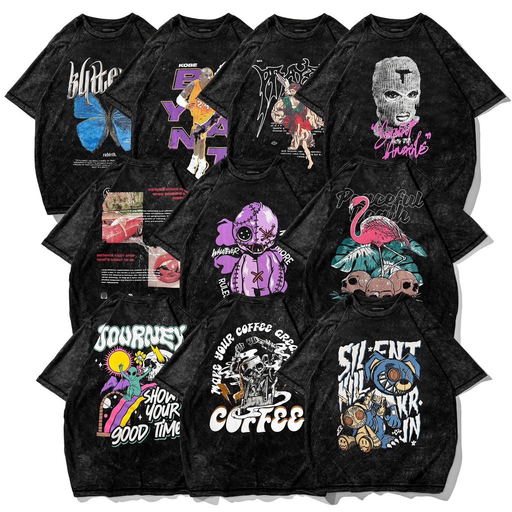 [Oversize] BAJU KAOS OVERSIZE WASH / OVERSIZE T-SHIRT WASH "Vol 4"