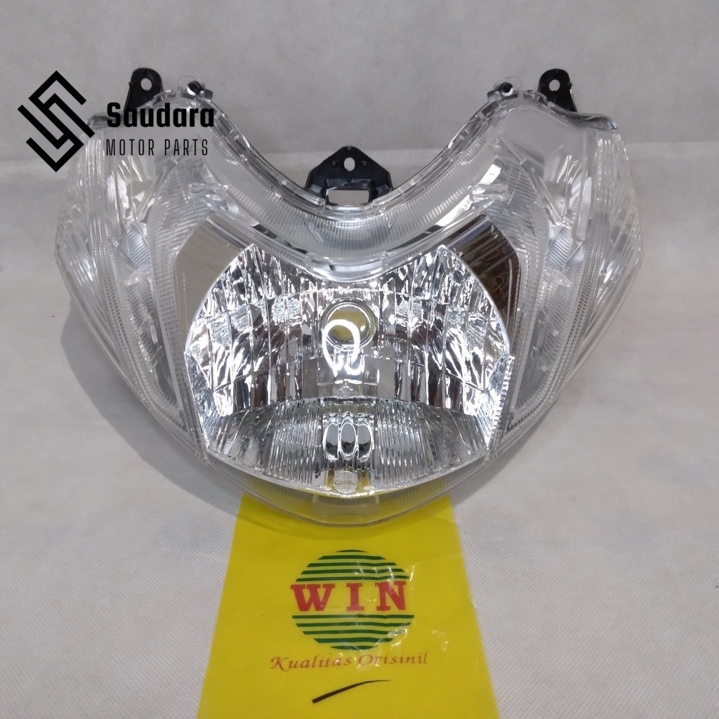 Lampu Depan Mio 125 M3 2014 2015 2016 2017 2018 2019 | reflektor headlamp WIN | front head lamp senj