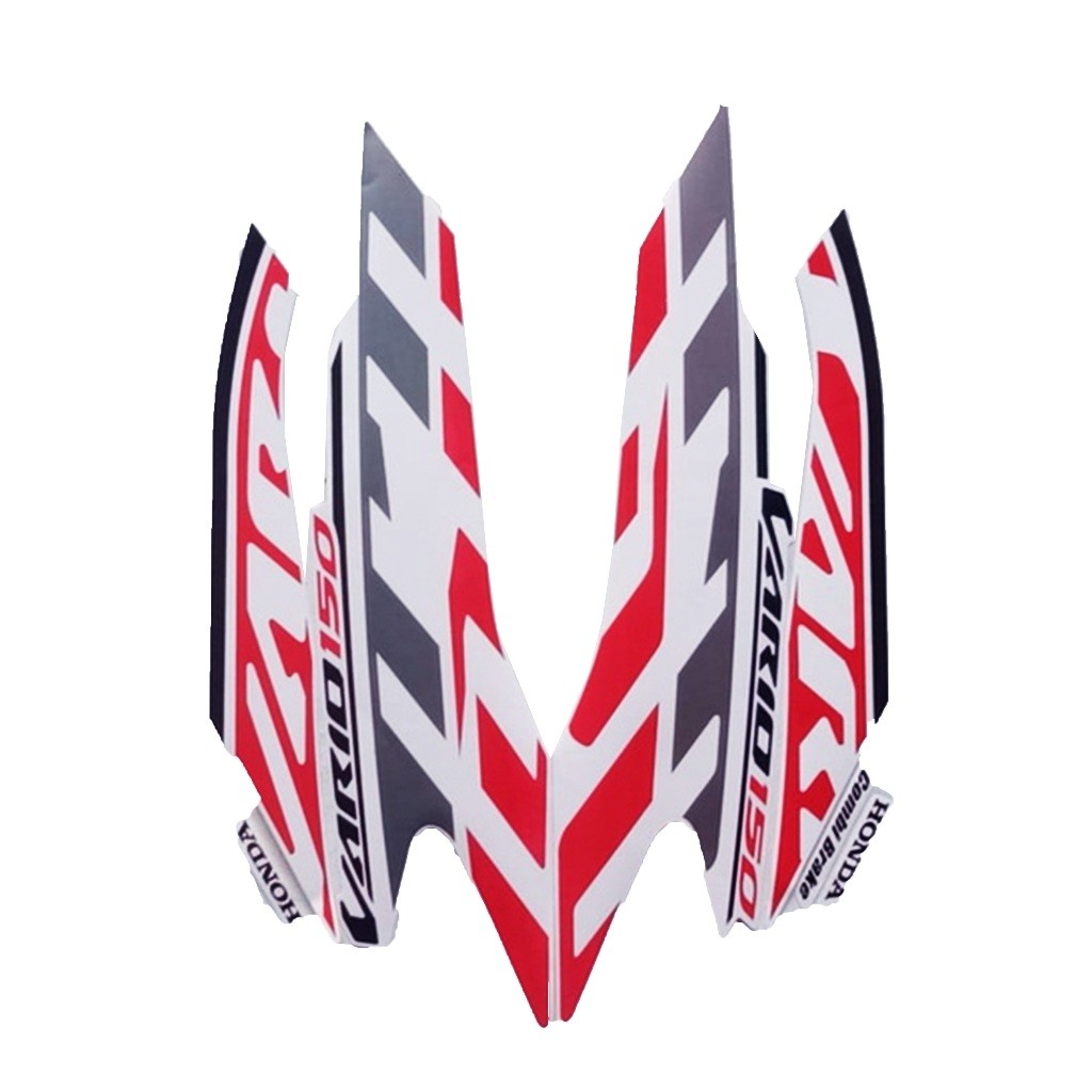 STIKER STRIPING HONDA VARIO 125 2020 2021 PUTIH MERAH LIST BODY VARIO 125 NEW 2021 CLICK