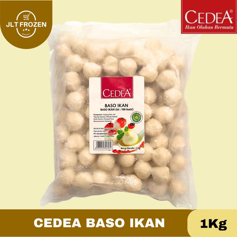 

Cedea Baso Ikan / Fish Ball Cedea / Bakso Ikan 1 KG isi 100pc