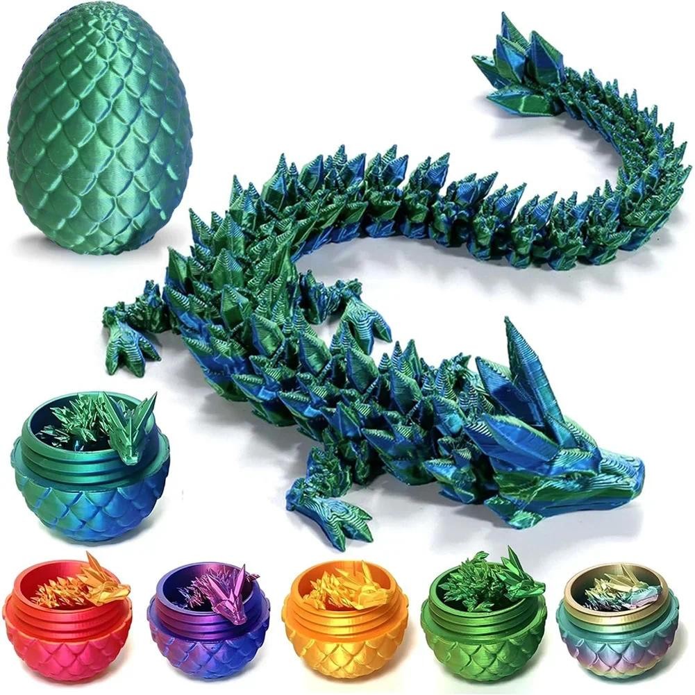 

3D Printed Dragon Eggs Room Decoration Dragon Gift Set Home Decor Items Figurine Collect Statues Offices Accessories Decorations