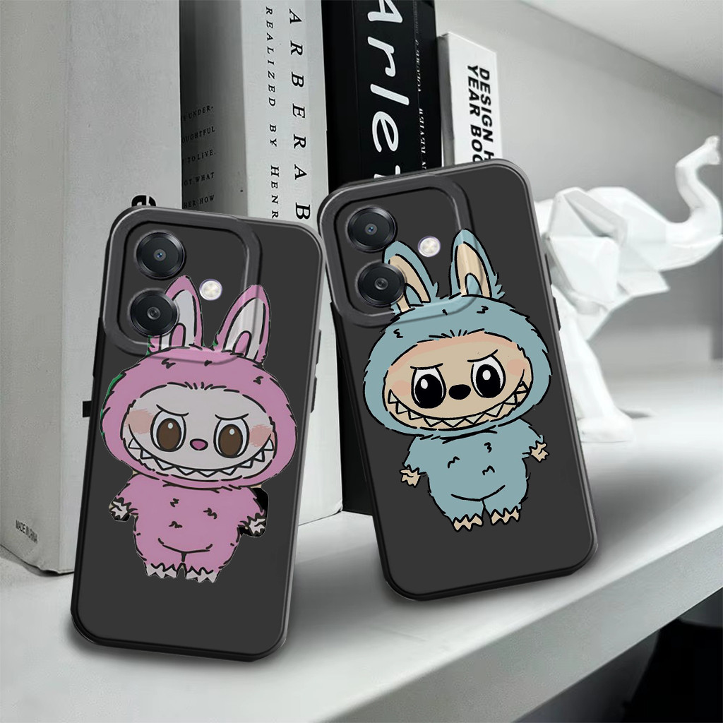 Oppo A3x A3 Pro A3 Nfc A96 A95 A76 A74 A57 2022 Softcase - Motif L4bubu - Custom - Pelindung Hp