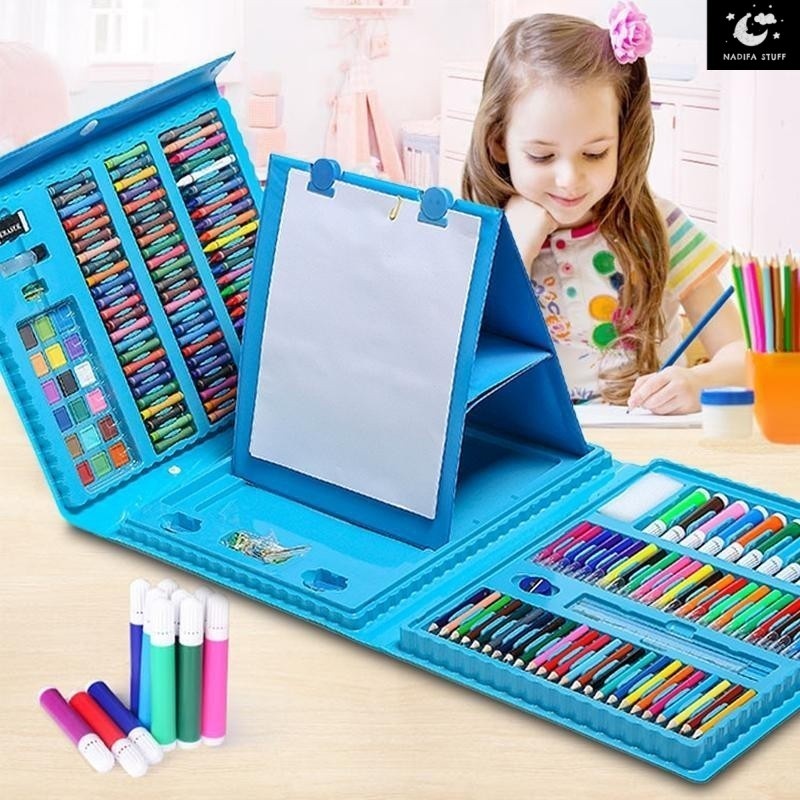 

Win Grosir - Crayon Set 208 Alat Mewarnai Warna Set 208pcs Pensil Warna Krayon Set / Crayon Set 42pcs 68pcs 86pcs 150pcs 178pcs 208pcs