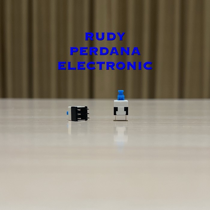 O99 SWITCH PUSH BUTTON SAKLAR ON 6 PIN KOTAK MINI 8MM 8X8 MM PB-22E08