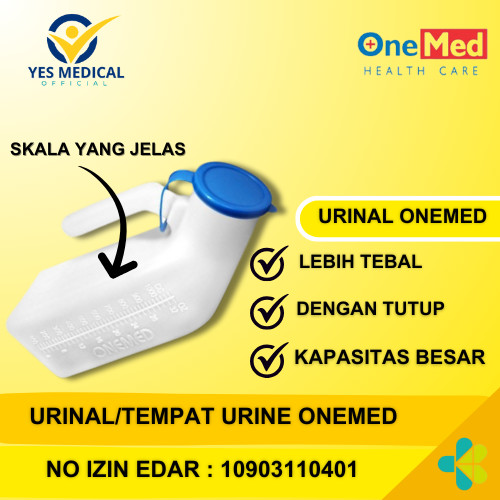 Pispot Kencing Onemed Urinal Pispot Wanita Dan Pria OneMed