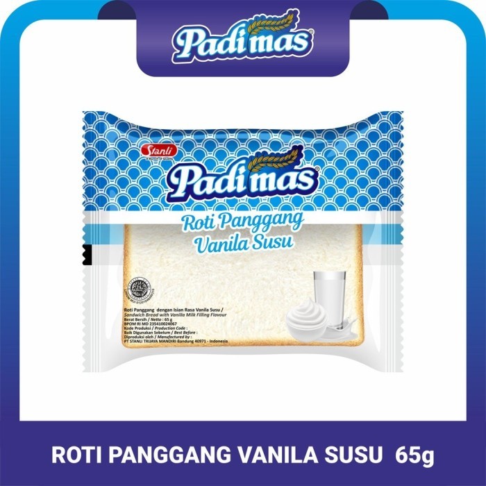 

New Item PADIMAS ROTI PANGGANG VANILA SUSU 65G