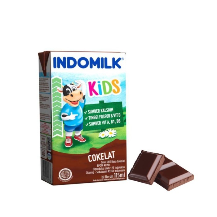 

NEW ITEM MINUMAN INDOMILK SUSU UHT KIDS COKELAT 115ml
