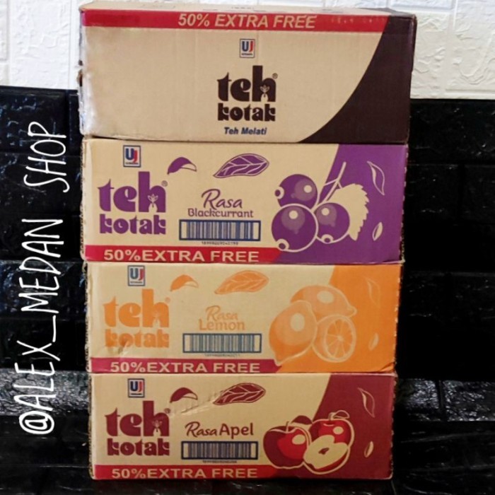 

NEW ITEM MINUMAN UJ TEH KOTAK RASA APPLE 24 X 200ML