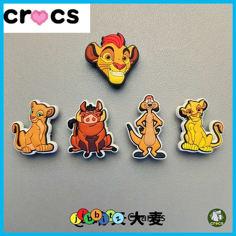 Hole Shoes Shoe Ornament Crocs Shoe Buckle Fit Carlochi Shoes Accessories Lion King Timon Peng Peng 