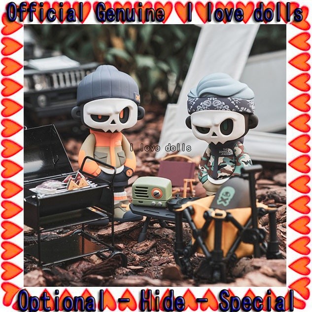 Mr. Bone Camping Blind Box [] Doll Figures