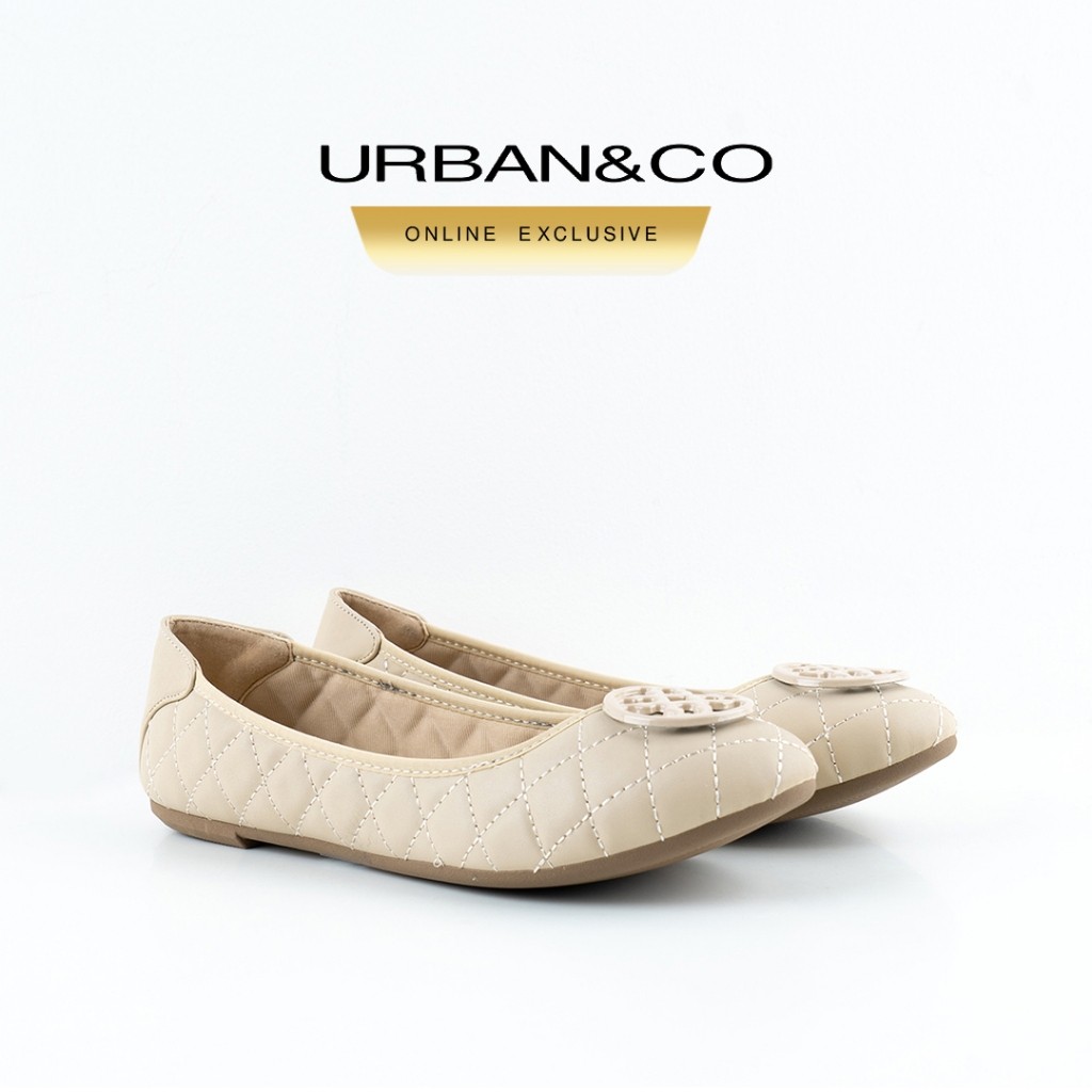 URBAN&CO Basic Flat Shoes Wanita Sepatu Slip On FlatShoes Cewek - Kumiko