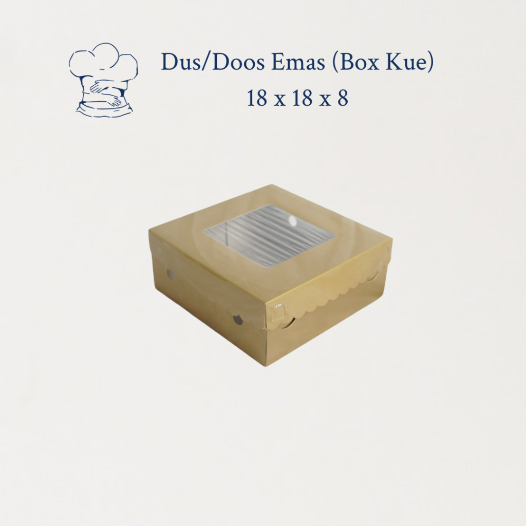 

Dus Emas/Doos Emas/Box kue/Box Emas Kotak Berbagai Ukuran (isi 10 pcs)