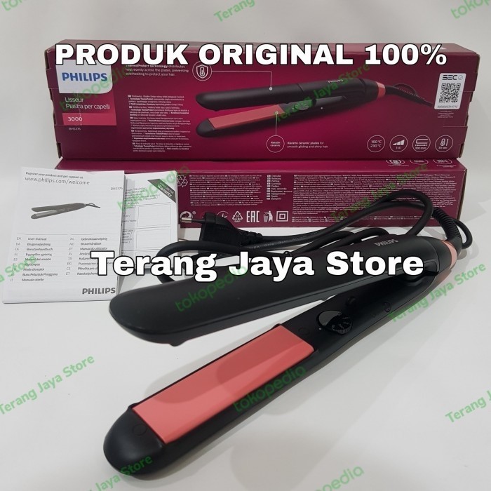 Philips Hair Straightener BHS376 Catokan Rambut Philips BHS376 Pelurus Rambut Philips BHS376