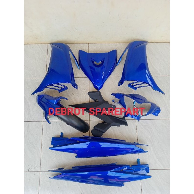Cover Body Full Body Halus Yamaha Jupiter MX New 135 Biru Candy
