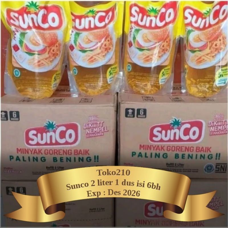 

Sunco 2 liter 1 dus minyak goreng sunco 2 liter