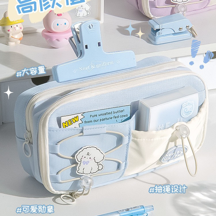 

TXS63 Kotak Tempat Pensil Tali Ikat Korea DrawString Design Cute TKM