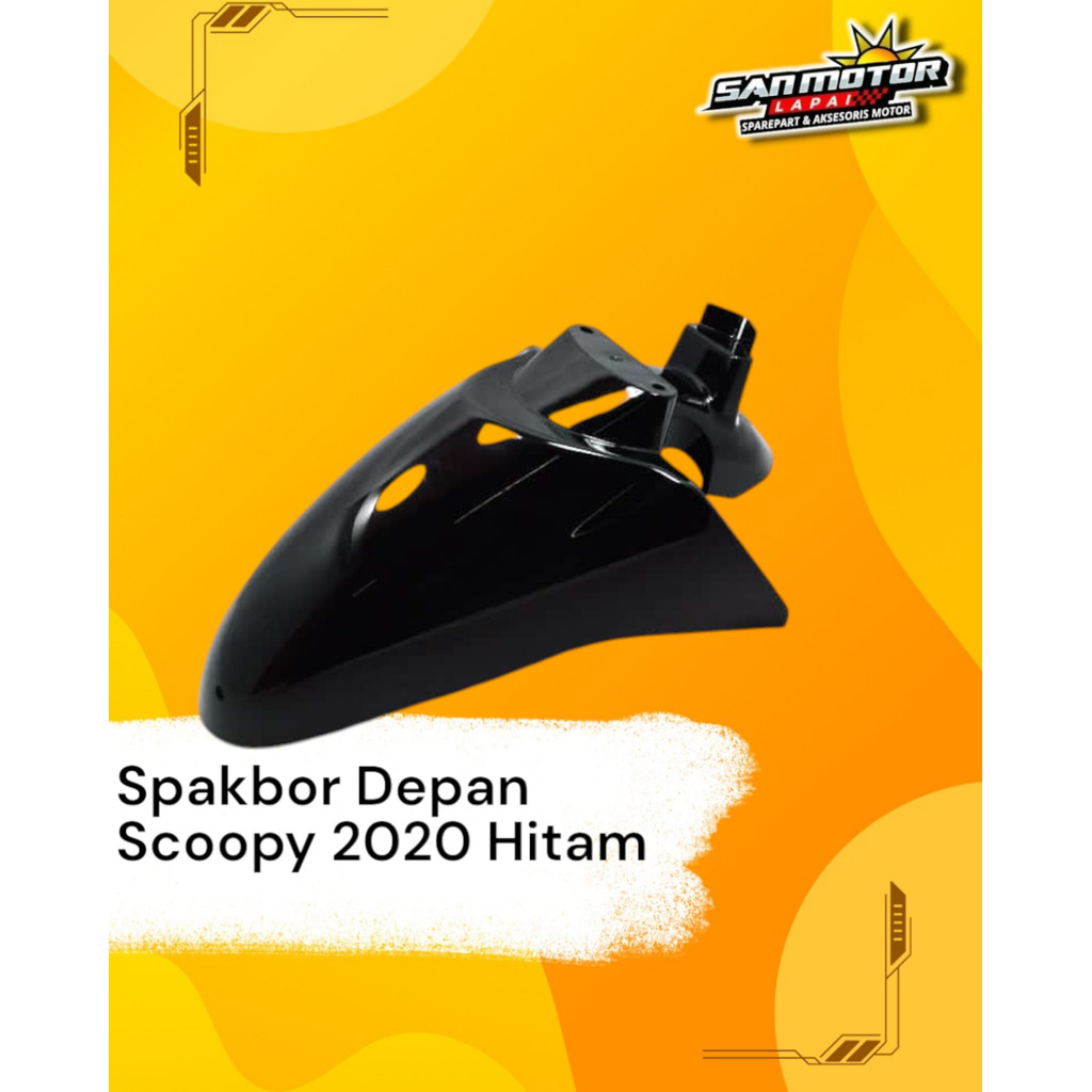 Spakbor Depan Scoopy 2020 Hitam