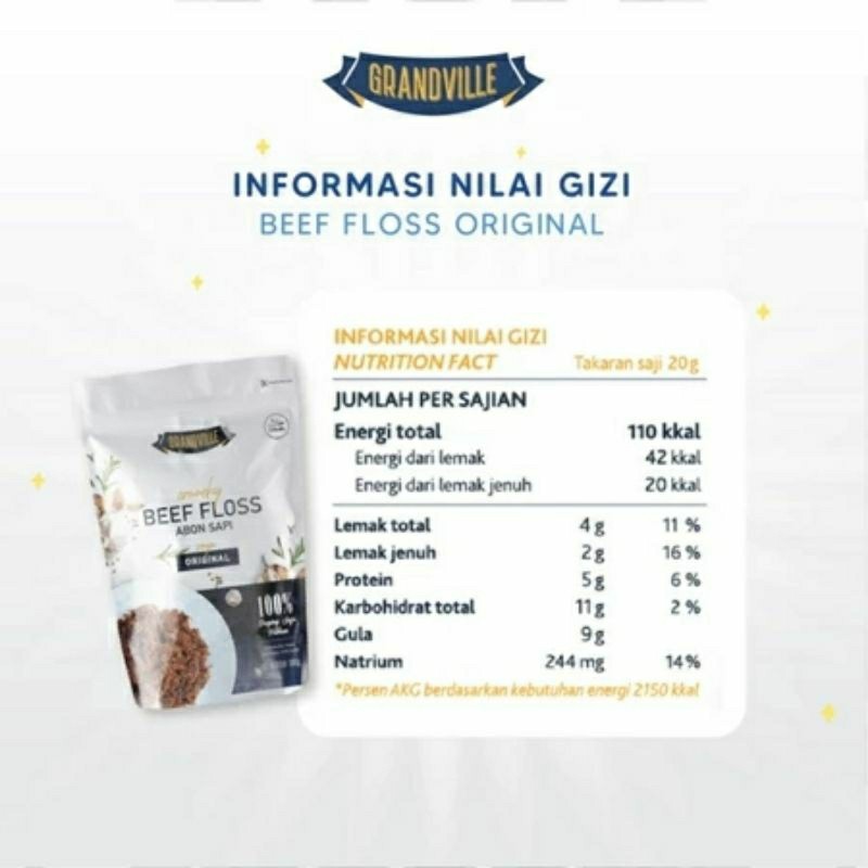 

bGF Grandville Abon 100gr Anak MPASI Ayam Sapi Ikan Non MSG Anak Bayi MPASI 6 8 Bulan 1 2 3 Tahun