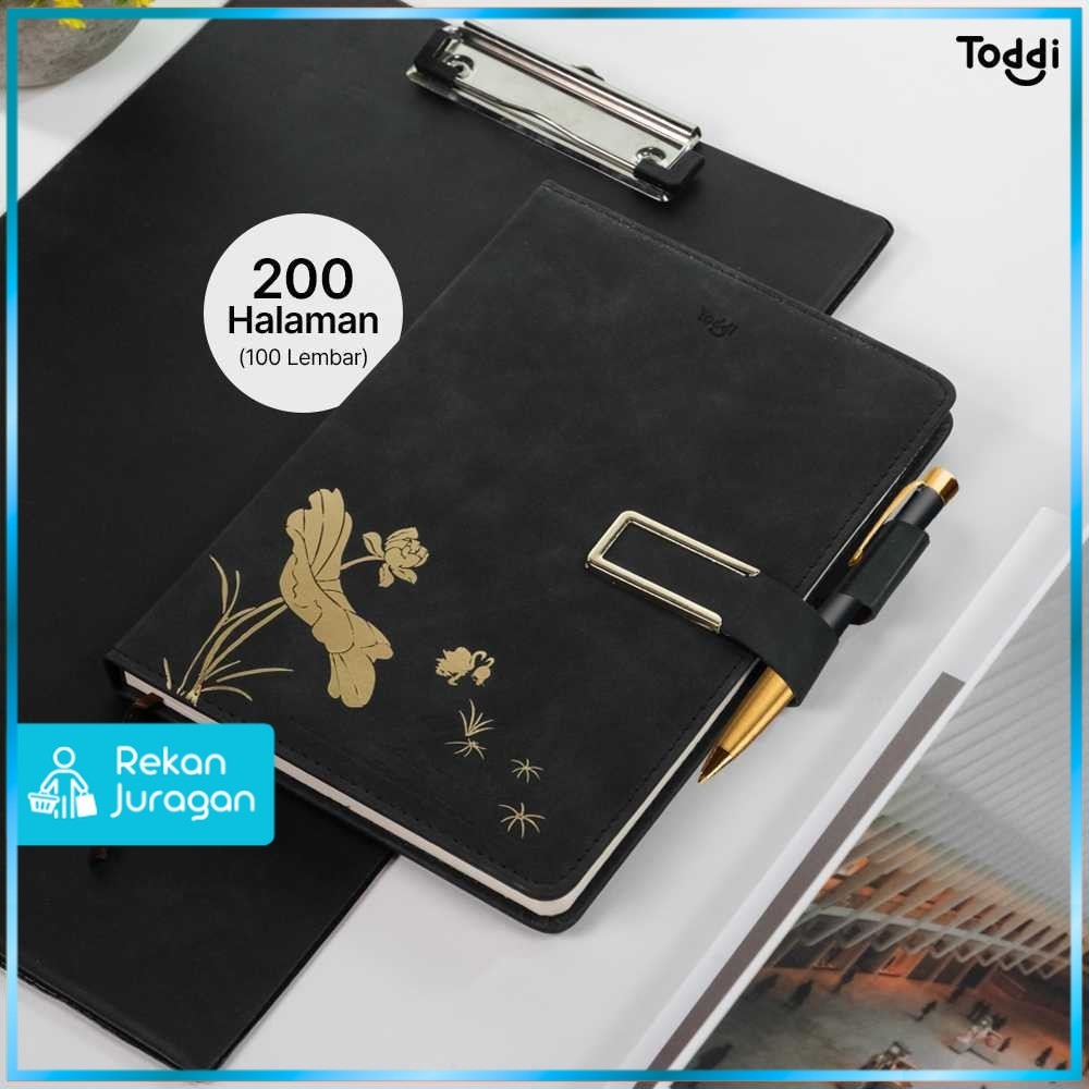 

Toddi Buku Jurnal Leather Notebook Diary A5 80GSM 200 Halaman - TD663