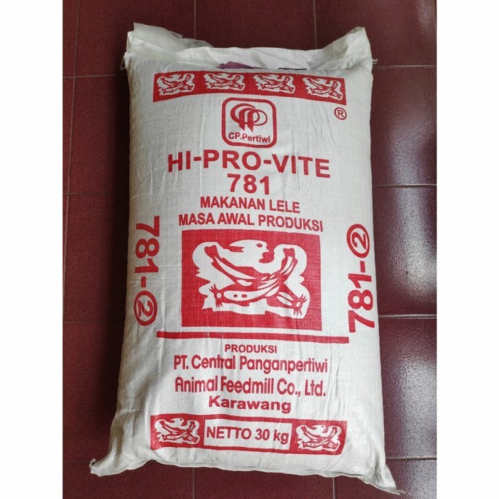 Pelet 781-2 Berat 30kg untuk Ikan Lele Nila Gurame