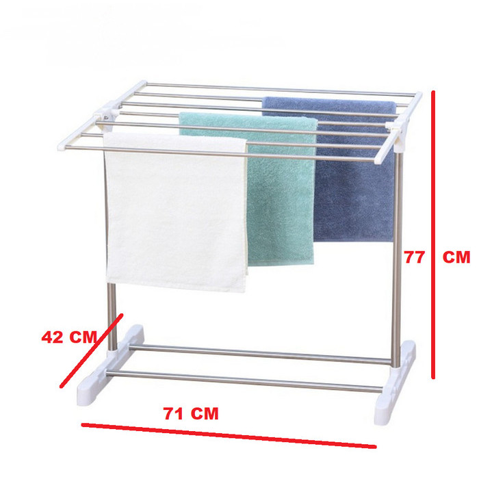 Rak Jemuran Handuk Bahan Stainless Steel / Towel Hanger - Towel Hanger, Tanpa bubble