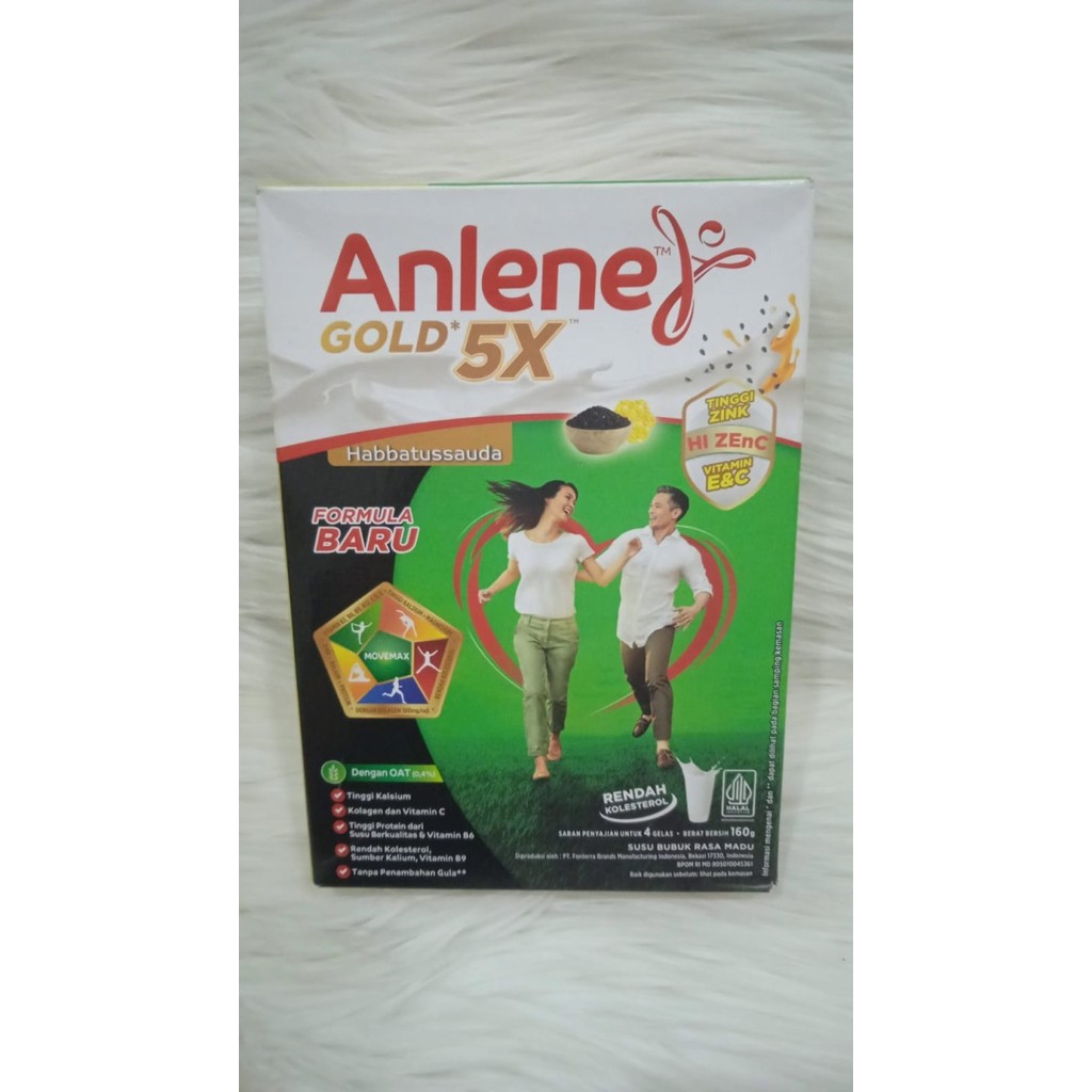 

Anlene Gold 5X Habbatussauda Rendah Kolesterol - 160gr