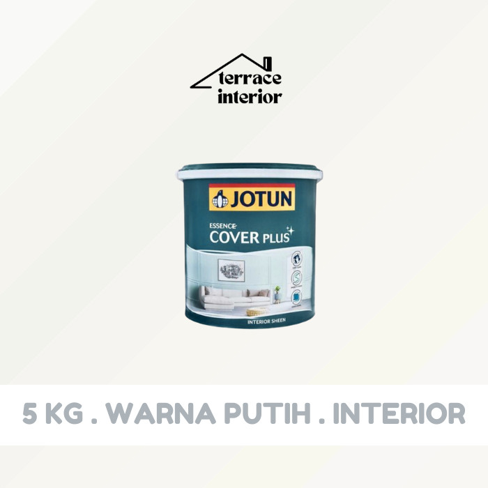 Cat Tembok Jotun Cover Plus Warna Putih 5 kg