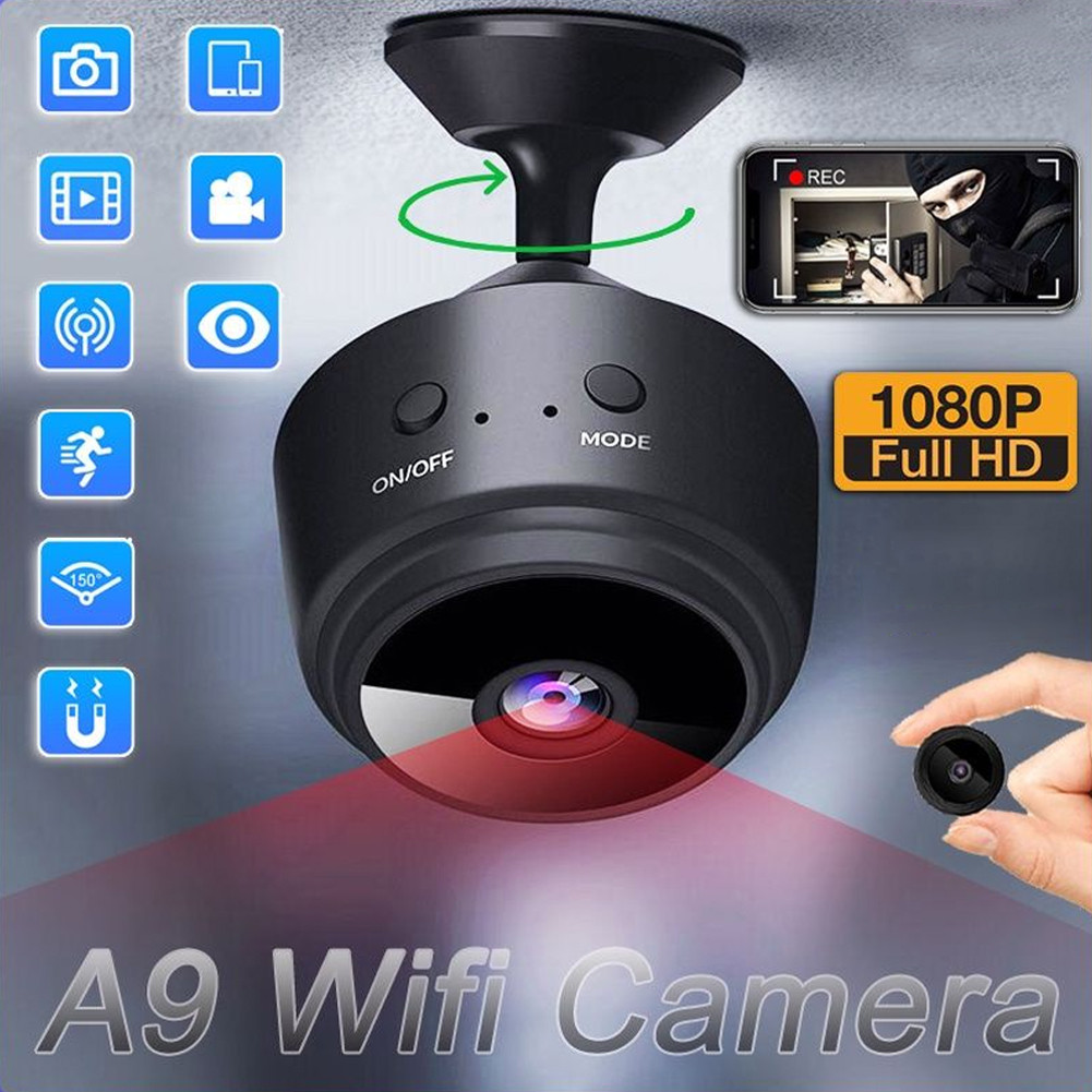 Universal A9 Mini Camera Wifi HD 1080P SPY Wireless Smart Network Camera CCTV Spy Camera Surveillanc