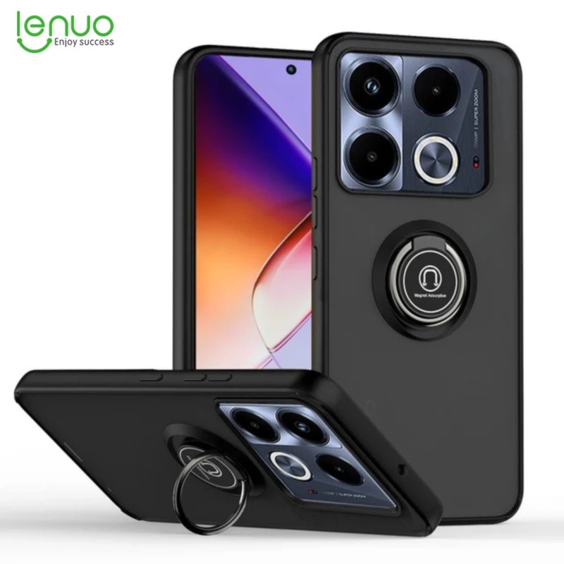 Phone Case for Infinix Note 40 4G / Infinix Note 40S Back Cover Kickstand Anti Drop Magnetic Suction