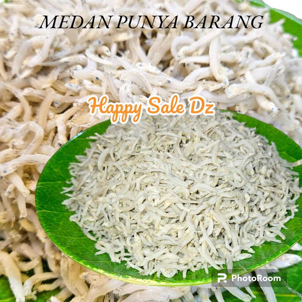 

pek but teri nasi ikan asin medan berkwalitas terjamin bermutu dan bis cod kemasan 1kg amplas