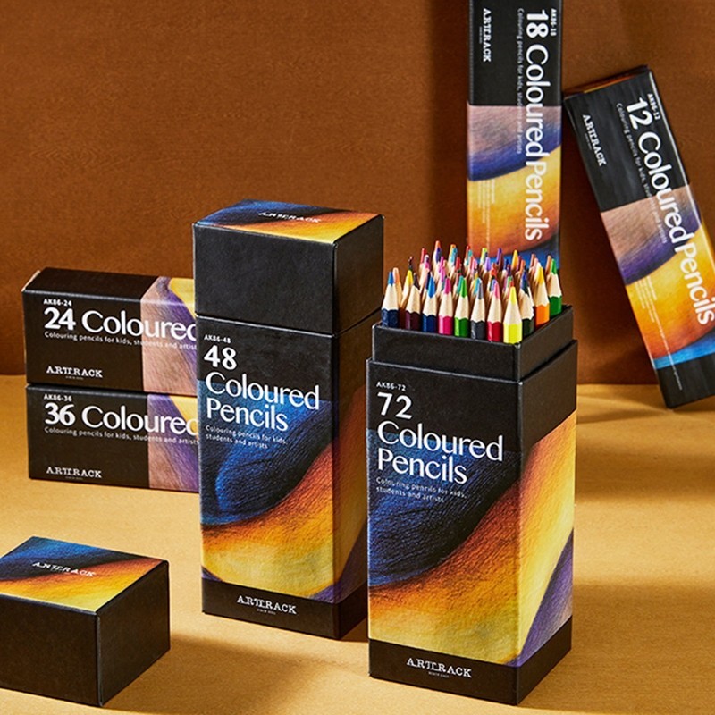 

Pensil Warna Set 12/18/24/36/48/72Pcs - Lukisan Seni Sketsa Pensil Kayu Warna - Sekolah perlengkapan H311