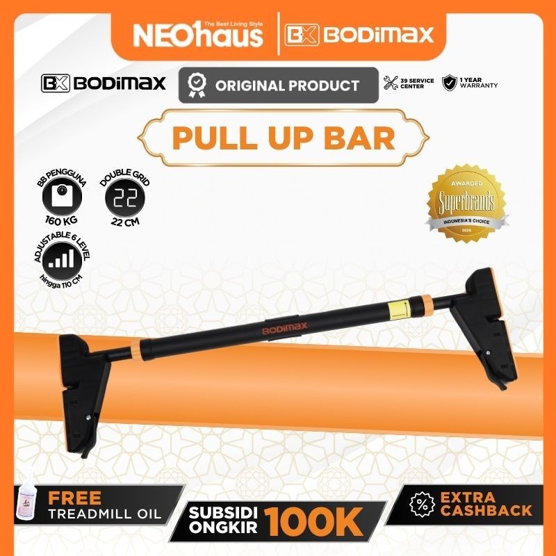 BODIMAX PULL UP BAR - Alat Pull Up & Sit Up Portable
