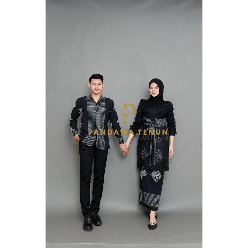 Pandawa Bajun tenun ( Larissa Tenun Couple BLACK )