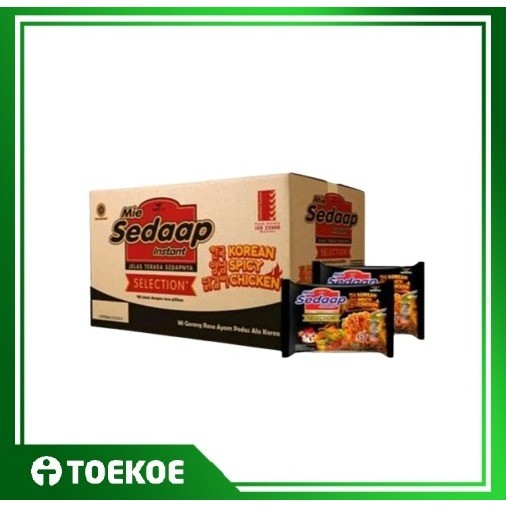 

TOEKOE Mie Sedaap Selection Korean Spicy Chicken 1 Dus Isi 40 Pcs