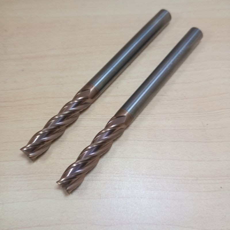 Endmill Carbide 8mm 4flute Long 100 endmill 8 mm 4 flute long 100 mm second tanpa bok
