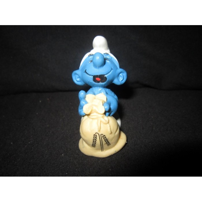 smurf shcleich vintage figure smurf gandum