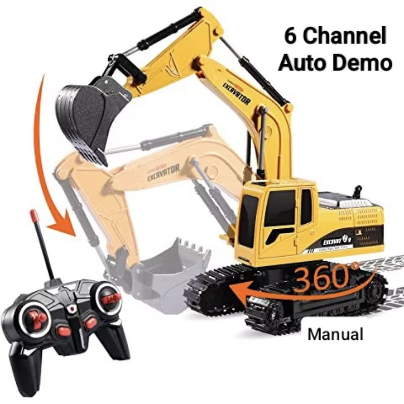 RINBAOW Rc Excavator Eksavator BEKO Mainan Remote Control Backhoe