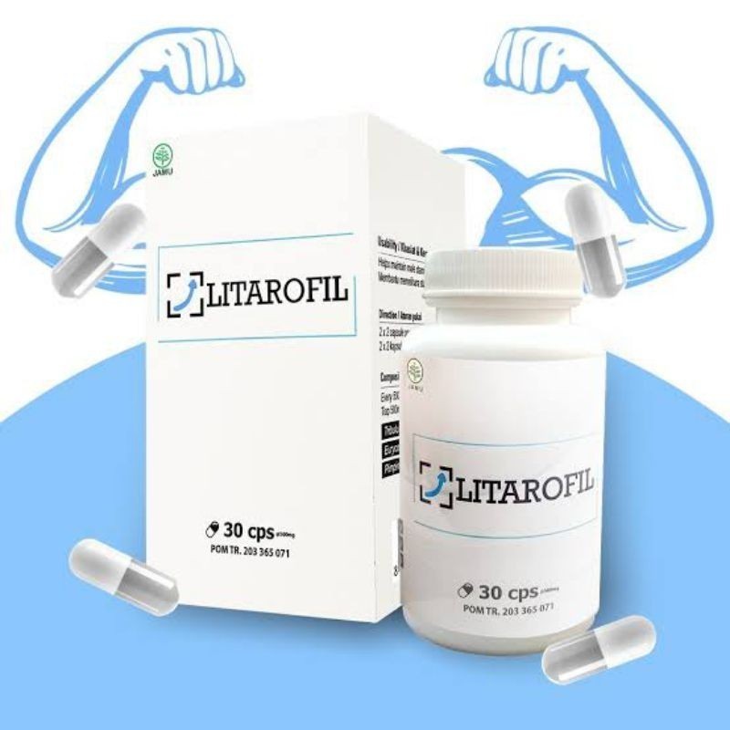 100% ASLI Litarofil Original Obat Herbal Pria Tahan Lama - Suplemen Vita-Litas Pria Ampuh - Obat Lit