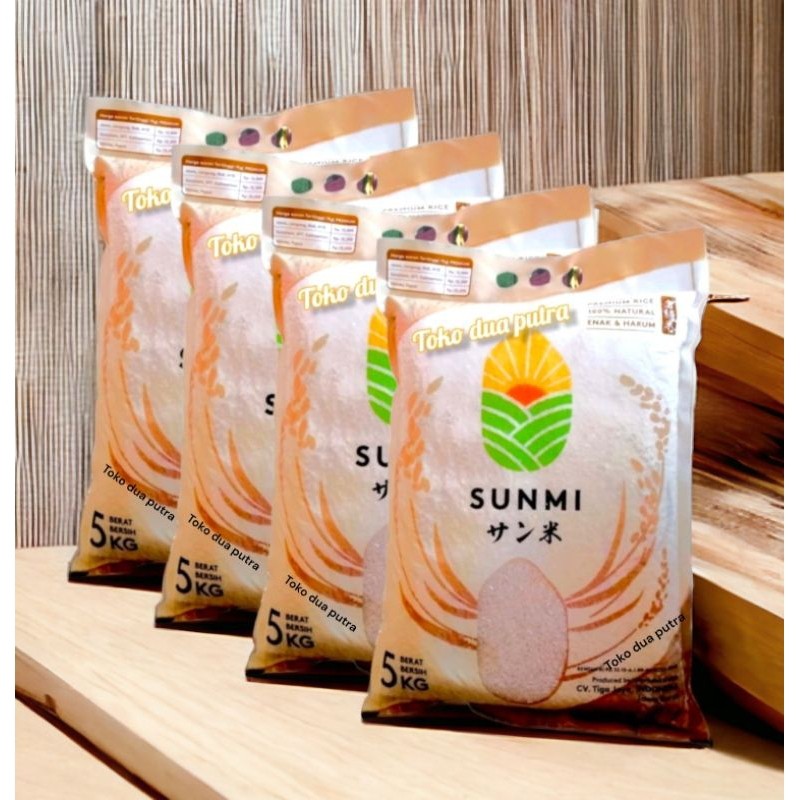 

Beras Sunmi Premium 5 kg X 4 bungkus ( beras ala restoran jepang ) nasi bisa disumpit