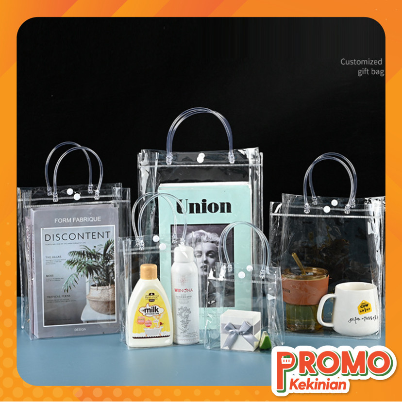 

Promo Kekinian - 6442 Tas Bening / Tas Transparan Serbaguna / Hampers Ulang Tahun Transparan