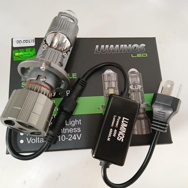 LAMPU MINI PROJECTOR  H4 RHD MOTOR MOBIL LUMINOS LED DD175