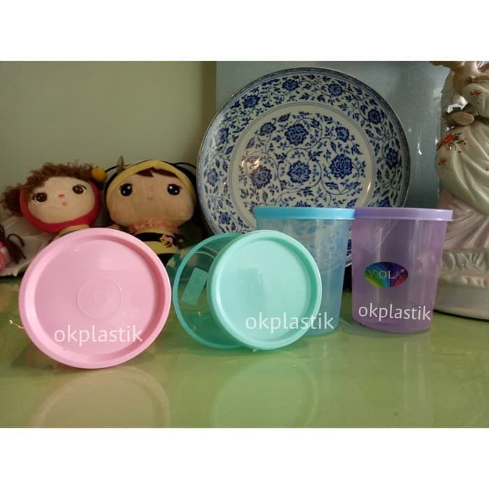 Gelas Plastik + Tutup 330 ml Small Merk Viola cup mug glass plastic