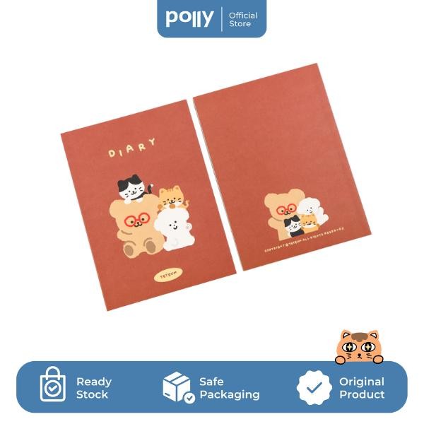 

TETEUM Notebook Friends Diary / Buku Catatan Premium