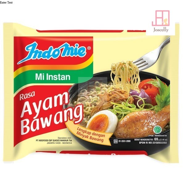 

JOSCELLY.ID INDOFOOD Indomie Mie Kuah Instant Rasa Ayam Bawang