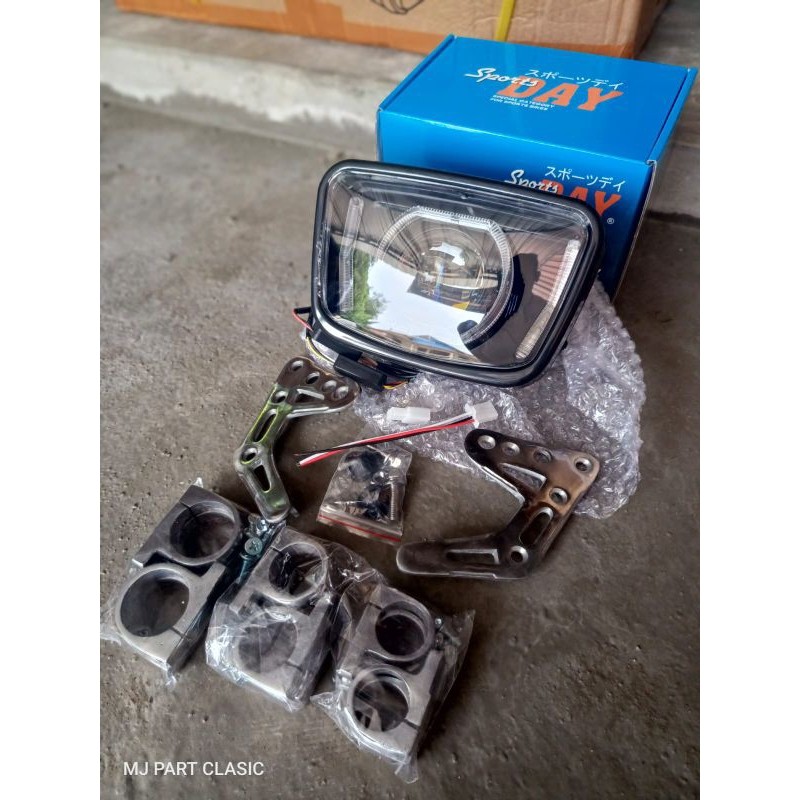 Lampu Biled Daymaker RX King Oval Biled Matrix Original CR7 Headlamp Biled RX KING Set Batok Oval