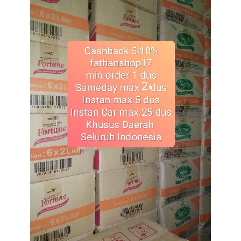 

(Dusan&Ecer) Minyak goreng Sania dan Merk Lain lain exp.2026 (Instan/Car & Cargo)