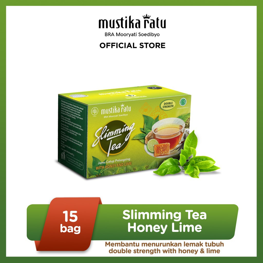 

Mustika Ratu Slimming Tea Honey and Lime Teh Diet Isi 15 Bags - ARM