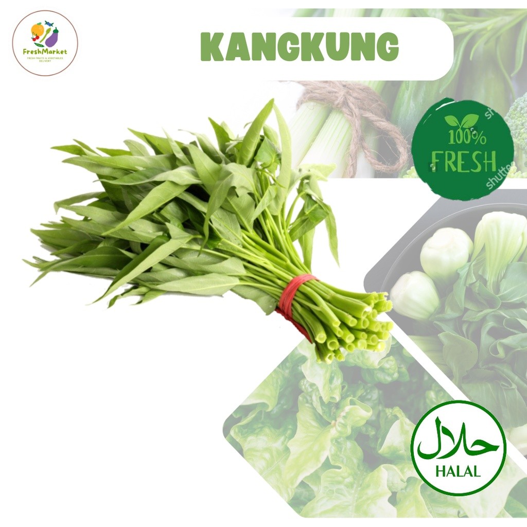 

Kangkung Hijau Sayur Segar 1 Ikat Sayurinstant