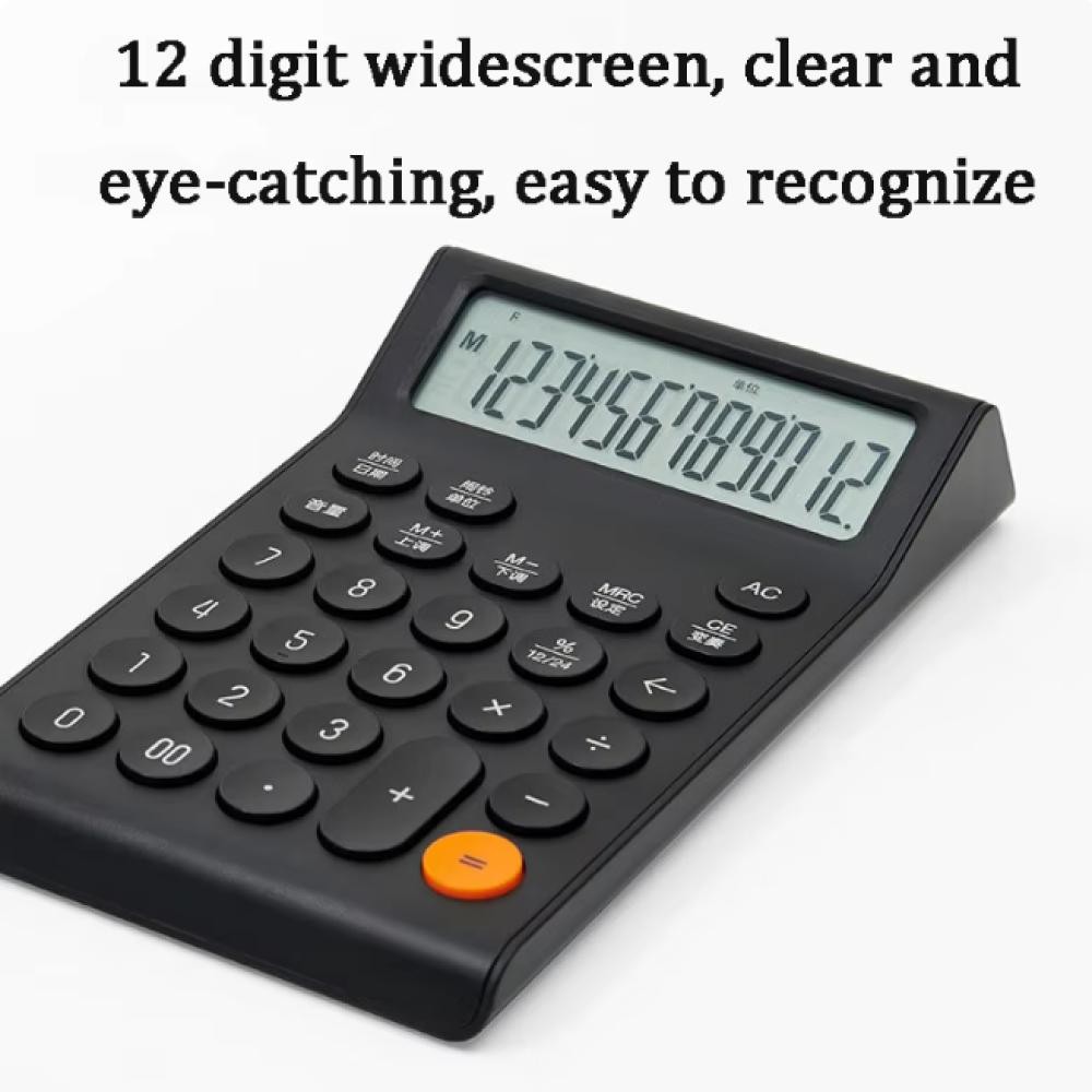 

Kaco MATE Calculator Kalkulator 12 Digit Large Screen Battery - K1429