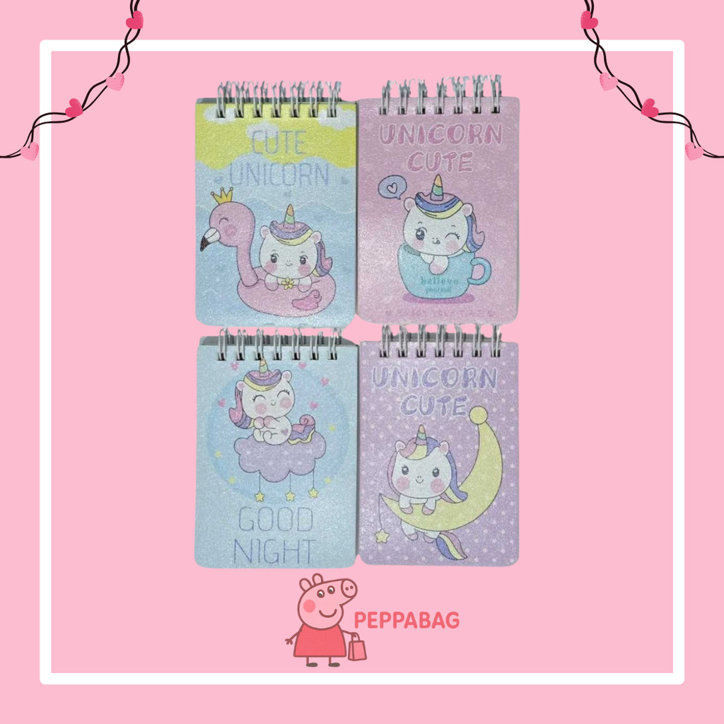 

Notebok A7 scrapbook mini buku kecil catatan notes kecil - ES0308